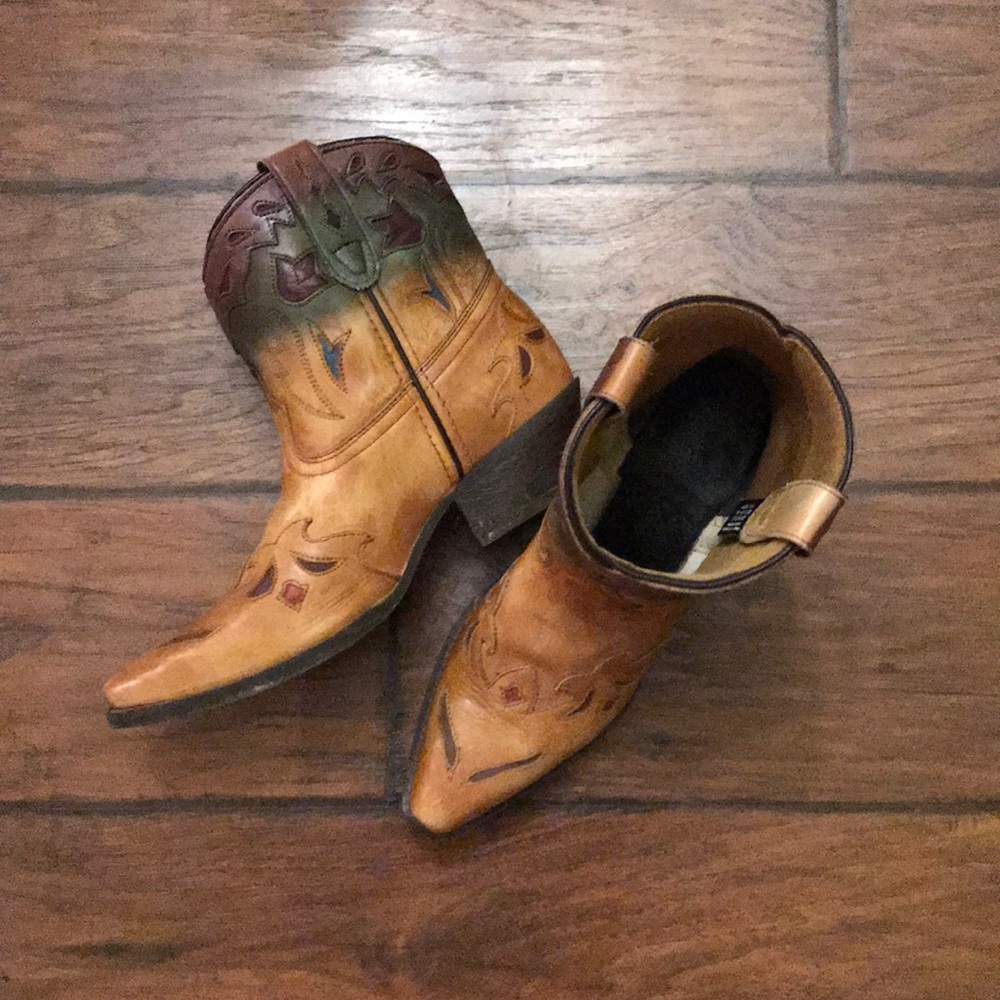 Ankle cowboy boots